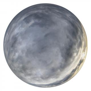 16K overcast skydome HDRi panorama